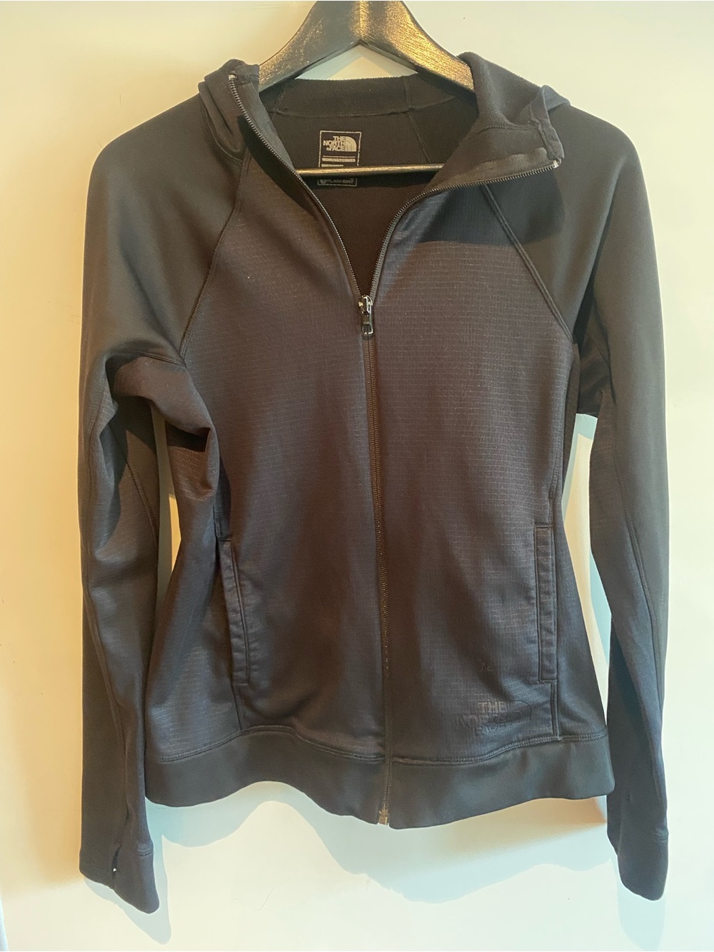 The North Face Women's Black Fleece Jacket with Logo